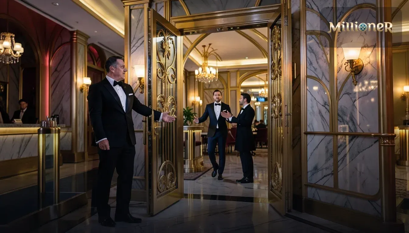 Εγγραφή και Σύνδεση στο Millionaire Casino — Infographic